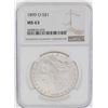 Image 1 : 1899-O $1 Morgan Silver Dollar Coin NGC MS63