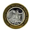 Image 1 : .999 Silver Las Vegas Club $10 Limited Edition Casino Gaming Token