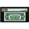 Image 2 : 1928B $2 Legal Tender Note PMG Graded About Uncirculated 53