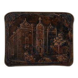 1911 Belgium Plaquette City Hall Sain-Josse-Ten-Noode