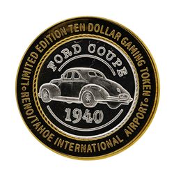 .999 Silver Reno Tahoe International Airport $10 Casino Limited Edition Gaming T
