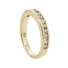 Image 4 : 14KT Yellow Gold Lady's 0.20ctw Diamond Ring