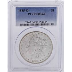 1885-O $1 Morgan Silver Dollar Coin PCGS MS64