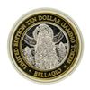 Image 1 : .999 Silver Bellagio Las Vegas, Nevada $10 Casino Limited Edition Gaming Token
