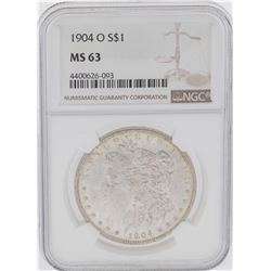 1904-O $1 Morgan Silver Dollar Coin NGC MS63