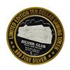 Image 1 : .999 Silver Silver Club Casino Sparks, NV $10 Limited Edition Casino Gaming Toke