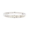 Image 1 : 14KT White Gold 0.13ctw Diamond Ring