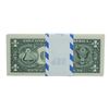 Image 2 : Pack of (100) Consecutive 1999 $1 Federal Reserve STAR Notes St. Louis