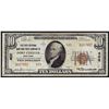 Image 1 : 1929 $10 National Bank of Port Chester, New York National Currency Note CH# 402