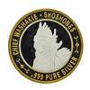 Image 1 : .999 Silver Limted Edition Native American Series $10 Limited Casino Gaming Toke
