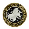 Image 2 : .999 Silver Limted Edition Native American Series $10 Limited Casino Gaming Toke