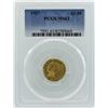 Image 1 : 1927 $2 1/2 Indian Head Quarter Eagle Gold Coin PCGS MS63
