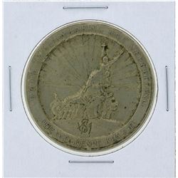 1921 Belgium Ghent Token 5 Francs Socialist Newspaper