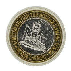.999 Silver Nevada Landing Hotel & Casino Jean, NV $10 Limited Edition Gaming To