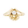 Image 1 : 14KT Yellow Gold Lady's 0.15ct Diamond Ring