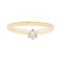 14KT Yellow Gold Lady's 0.25ct Diamond Ring