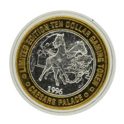 .999 Silver Caesars Palace Las Vegas, Nevada $10 Casino Limited Edition Gaming T