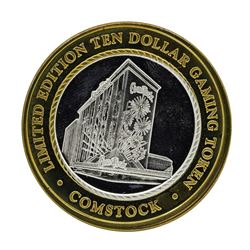 .999 Silver Comstock Hotel & Casino $10 Limited Edition Gaming Token