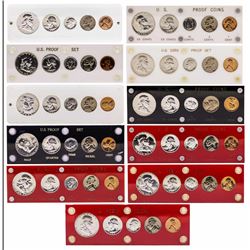 Lot of 1953-1963 (5) Coin Proof Sets