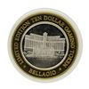 Image 1 : .999 Silver Bellagio Las Vegas, Nevada $10 Casino Limited Edition Gaming Token