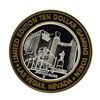 Image 2 : .999 Silver Las Vegas Club $10 Limited Edition Casino Gaming Token