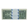 Image 2 : Pack of (100) Consecutive 1999 $1 Federal Reserve STAR Notes St. Louis