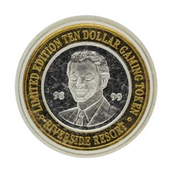 .999 Silver Riverside Resort Casino Laughlin, NV $10 Limited Edition Gaming Toke