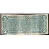Image 2 : 1864 $5 The Confederate States of America Note
