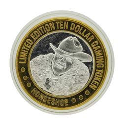 .999 Silver Binion's Horseshoe Las Vegas, NV $10 Casino Limited Edition Gaming T