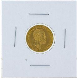 1895 Sweden 10 Kronor Gold Coin