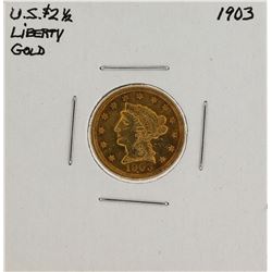 1903 $2 1/2 Liberty Head Quarter Eagle Gold Coin