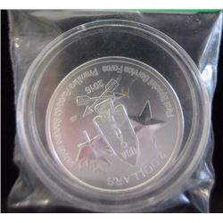 SILVER COIN - 2015 CDA 1/2 TROY OUNCE .999 SILVER - 1ST SPECIAL SERVICE FORCE COMMEMORATIVE COIN - $