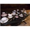 Image 1 : LOT OF CHINA TEA CUPS AND SAUCERS