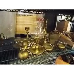 ASSORTED BRASS COLLECTABLE ITEMS - 11 PC TTL