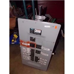 LARGE BREAKER BOX - 200 AMP? - WITH SOME BREAKERS