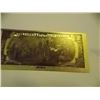 Image 2 : GOLD FOIL BILL - 24 K - USA $2 - not legal tendar
