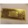 Image 2 : GOLD FOIL BILL - 24 K - USA $1 - not legal tendar