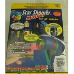 NEW STAR SHOWER MOTION LASER LIGHTS