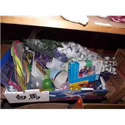 BOX OF ASSORTED NEW ITEMS FOR RESALE OR HOME