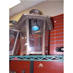 LARGE COPPER VINTAGE LIGHT - 24"