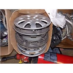BOX OF HUB CAPS