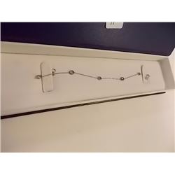 BRACELET - 1.5CTW ENHANCED PINK SAPPHIRE IN 14K WHITE GOLD SETTING - INCLUDES CERTIFICATE $800