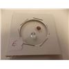Image 2 : GEMSTONES -  2 TTL - WHITE TOPAZ (PEAR?) & GARNET(PEAR)