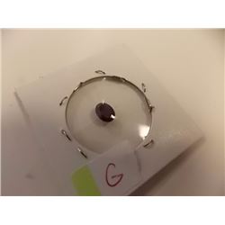 GEMSTONES -  1 TTL - GARNET (OVAL)
