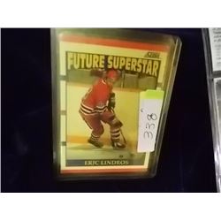 HOCKEY CARD - ERIC LINDROS 1990 -FUTURE SUPER STAR