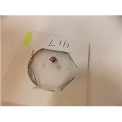 GEMSTONES -  1 TTL - GARNET (SQUARE)