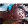 Image 1 : FIRST NATIONS CEDAR WOOD CARVING - BY ED RUFUS 1998