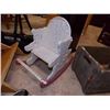 Image 1 : CHILD'S SHABBY SHEEK ROCKER
