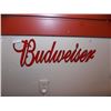 Image 1 : BREWER'S MEMORABILIA -HEAVY METAL SIGN - BUDWEISER