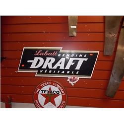 BREWERS MEMORABILIA - LABATT'S GENUINE DRAFT - METAL